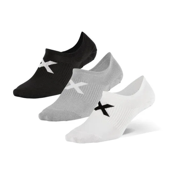 2XU UQ6550E Invisible Socks 3 Pack