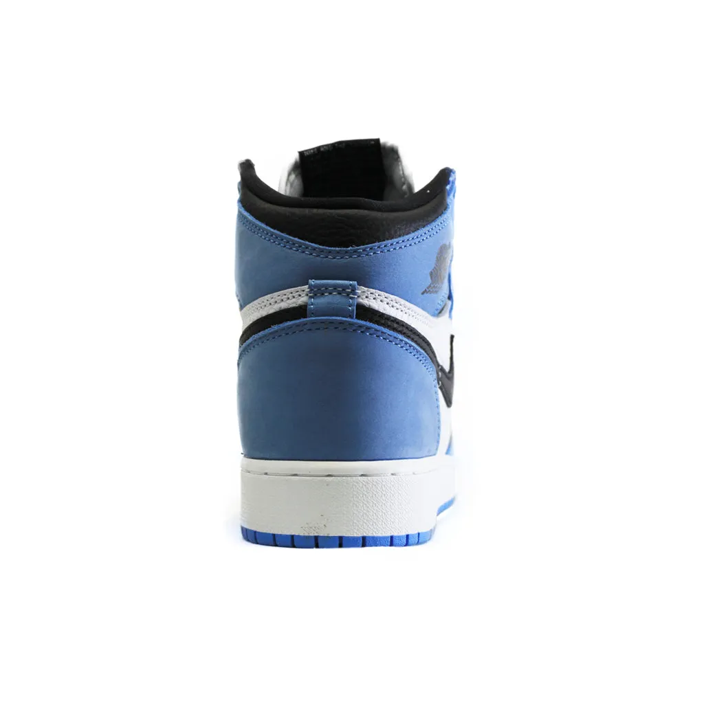 Air 1 Retro High Og Gs Leather Youth High Top Trainers