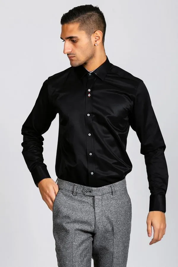 Alfie Black Long Sleeve Shirt