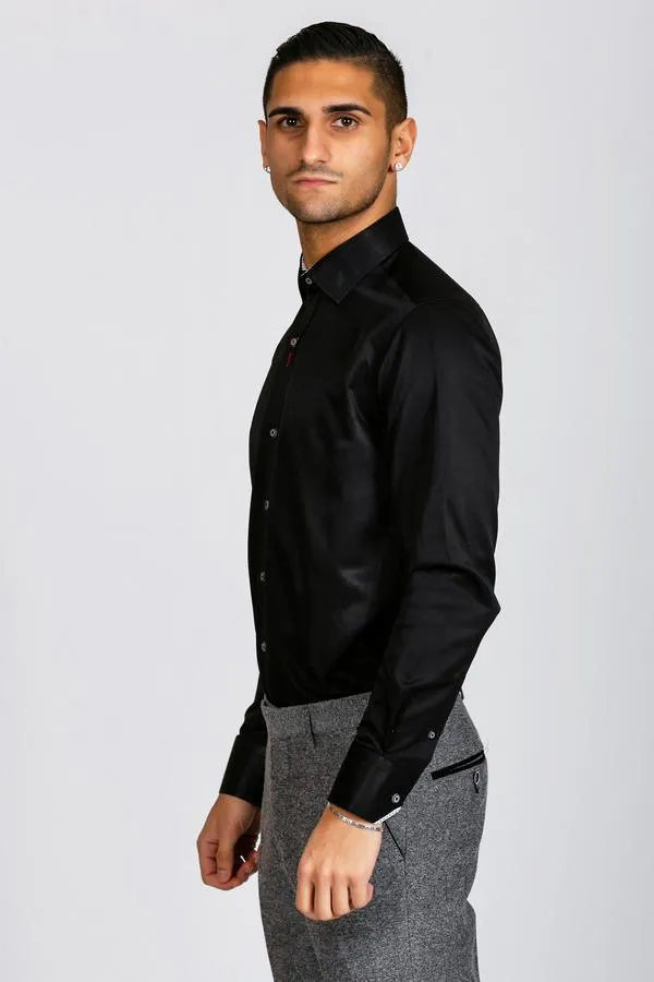 Alfie Black Long Sleeve Shirt