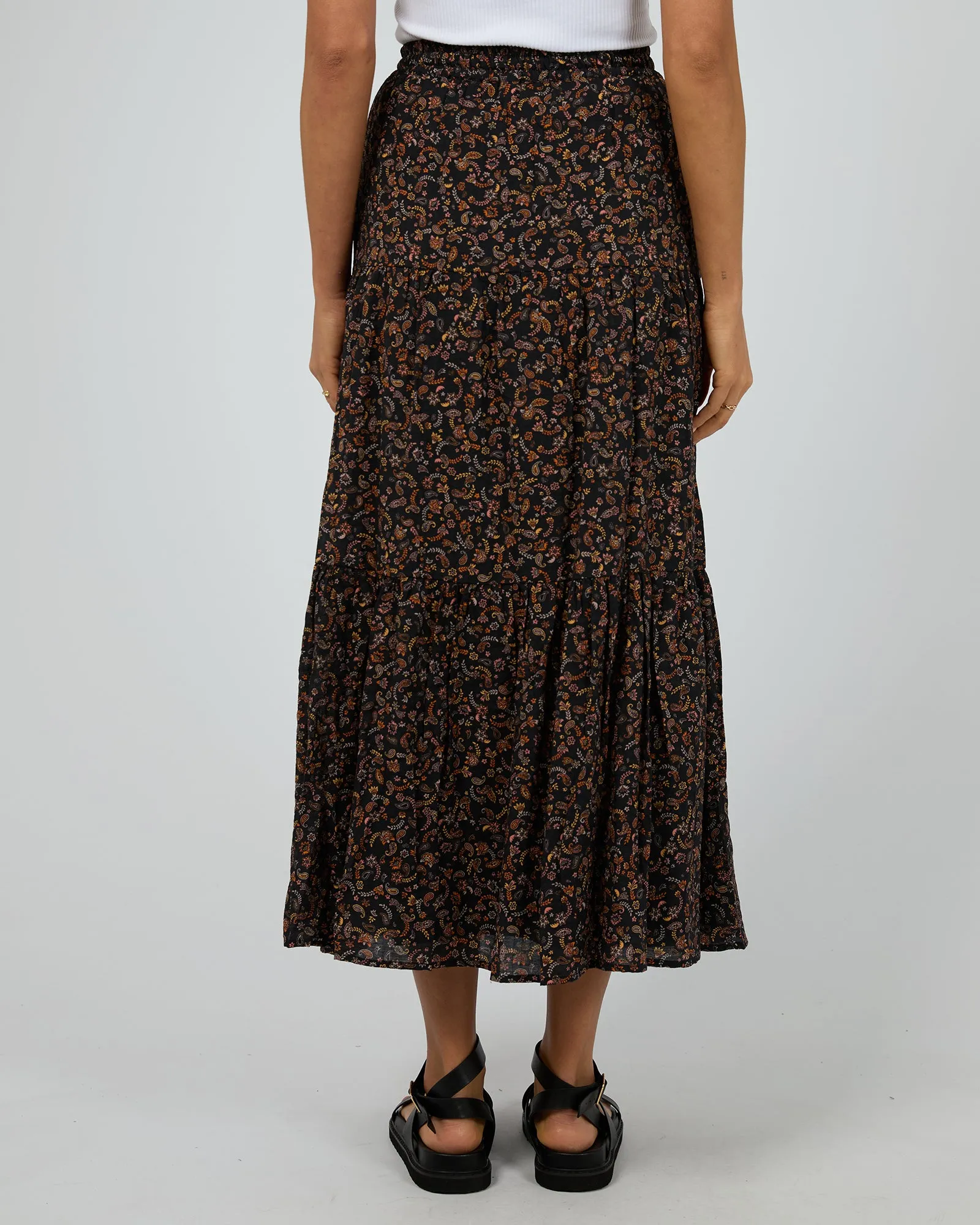 All About Eve Pip Maxi Skirt Print