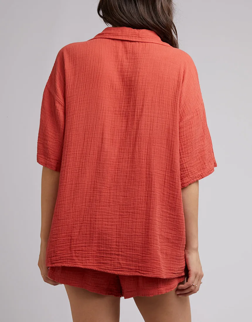 All About Eve Rowie Shirt Rust