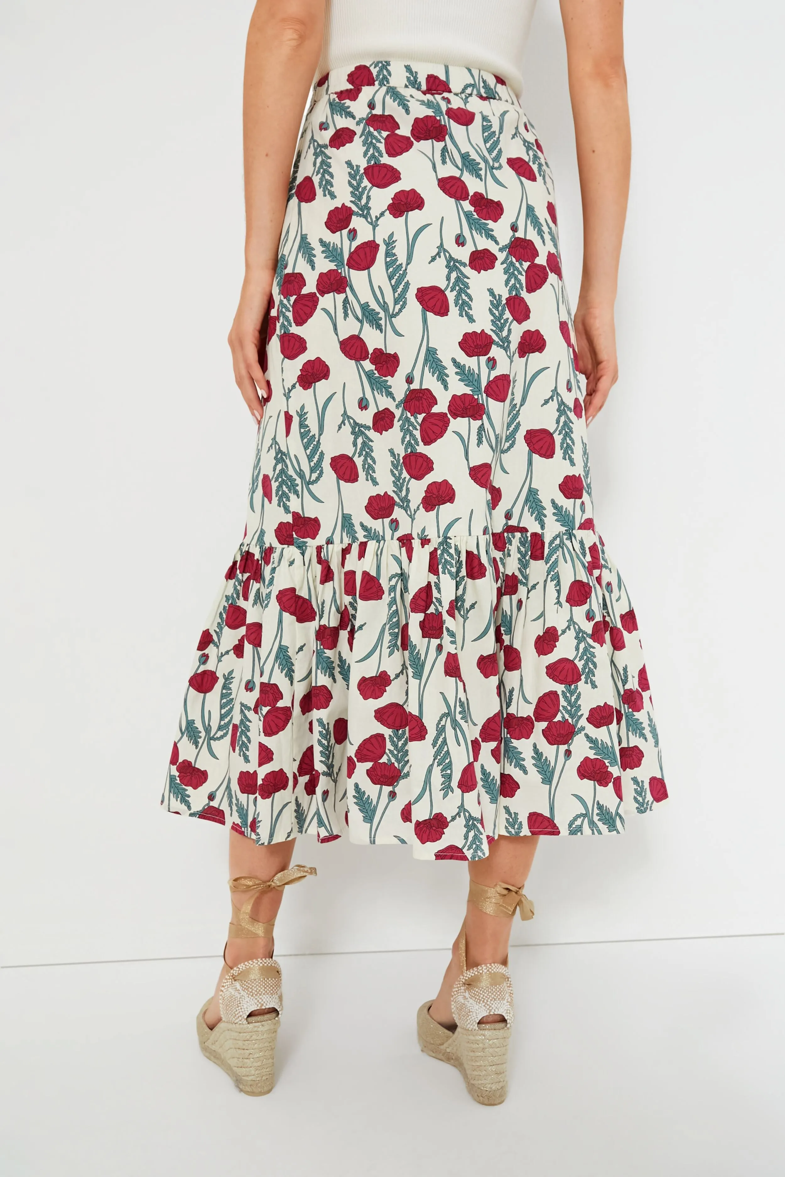 Amaryllis Floral Tanner Skirt