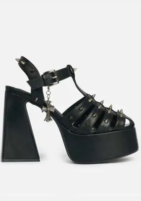 Angel Mist [Black] | PLATFORM HEELS