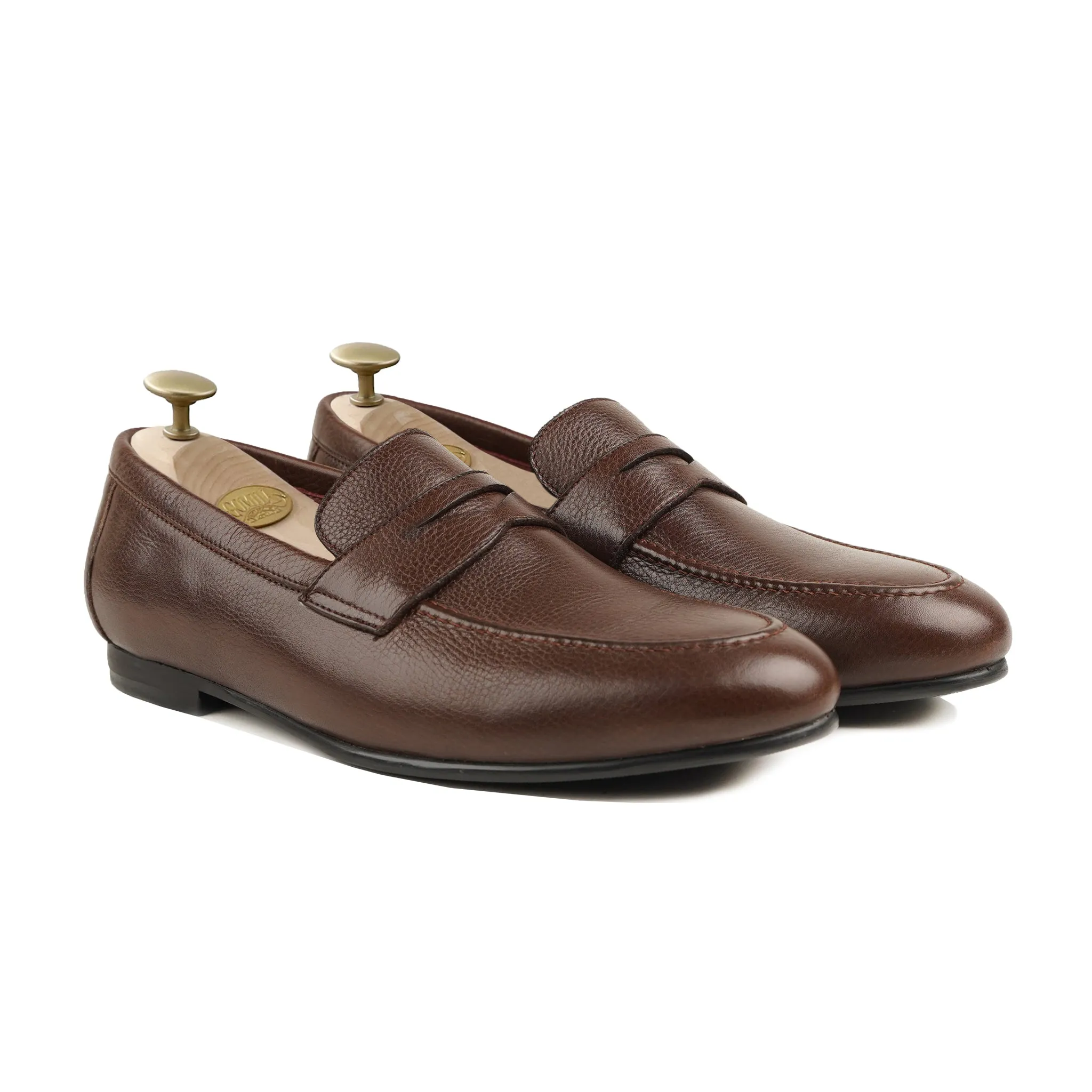 Argenta - Men's Dark Brown Calf Leather Loafer