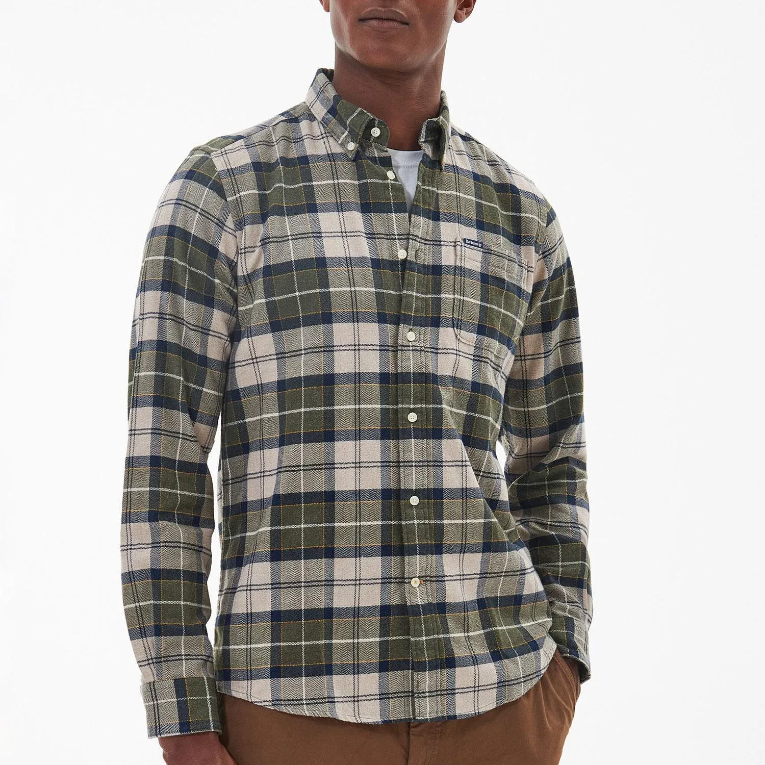 Barbour Men's Kyeloch Tailored Fit Shirt in Forest