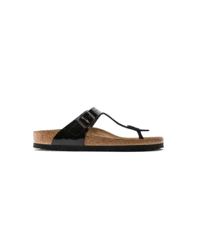 Birkenstock Gizeh Birko-Flor Black Patent Sandals