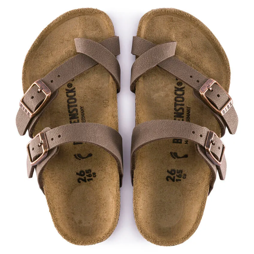 Birkenstock Kid's Mayari Birkibuc Sandal - Mocha 1014177