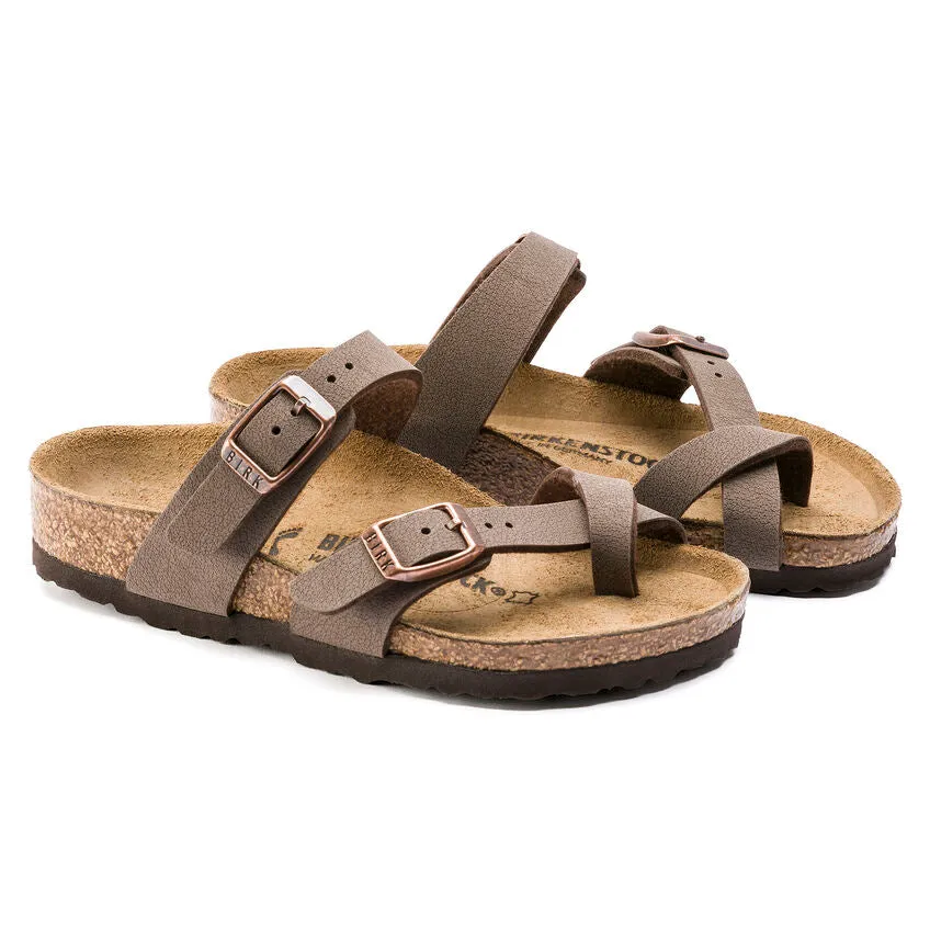 Birkenstock Kid's Mayari Birkibuc Sandal - Mocha 1014177