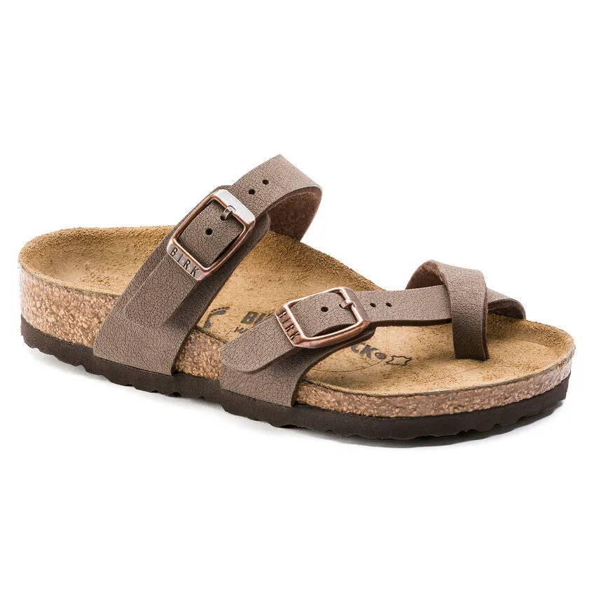 Birkenstock Kid's Mayari Birkibuc Sandal - Mocha 1014177