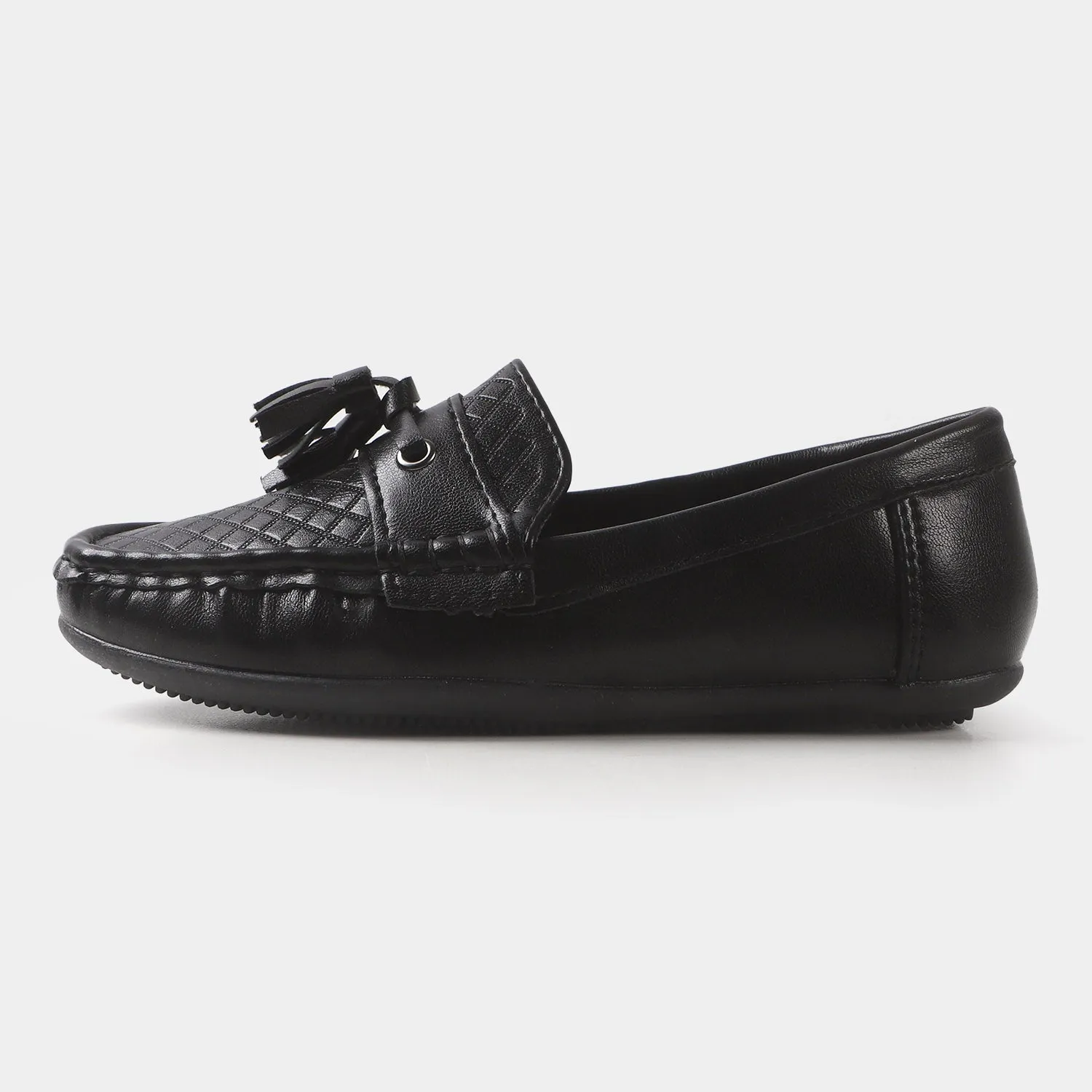 Boys loafers 202109-5 - BLACK