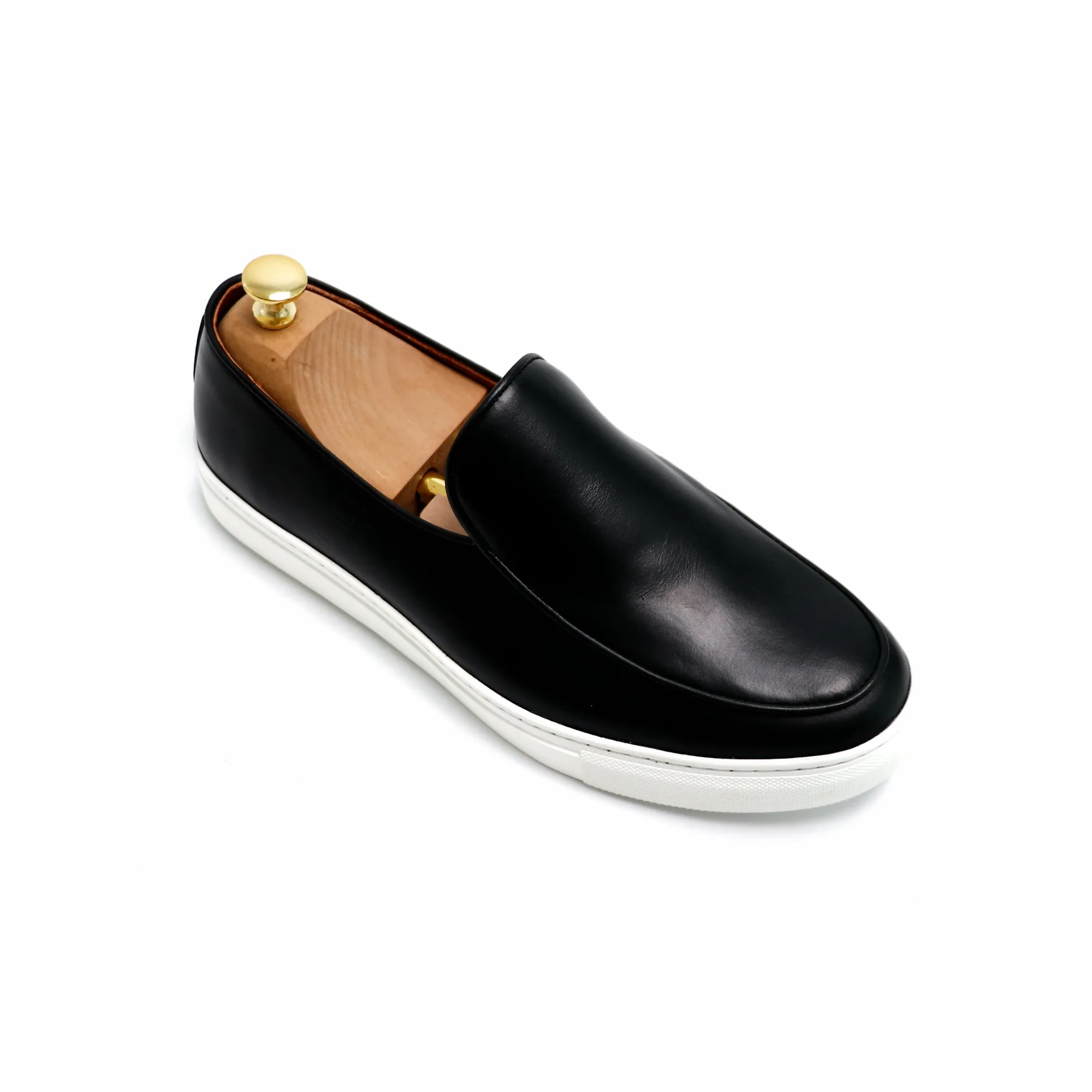 Bruges Belgian Slip On Onyx Black