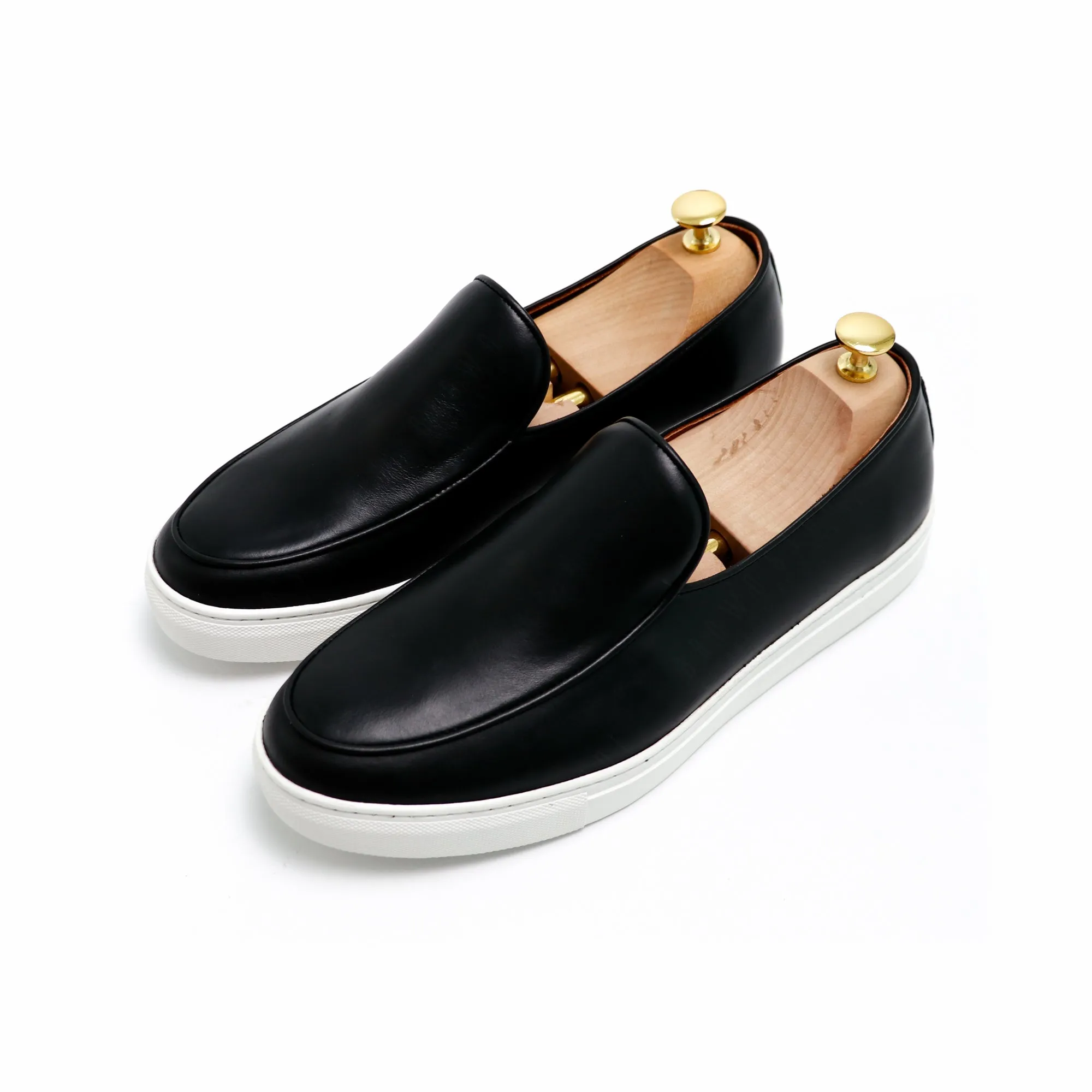 Bruges Belgian Slip On Onyx Black