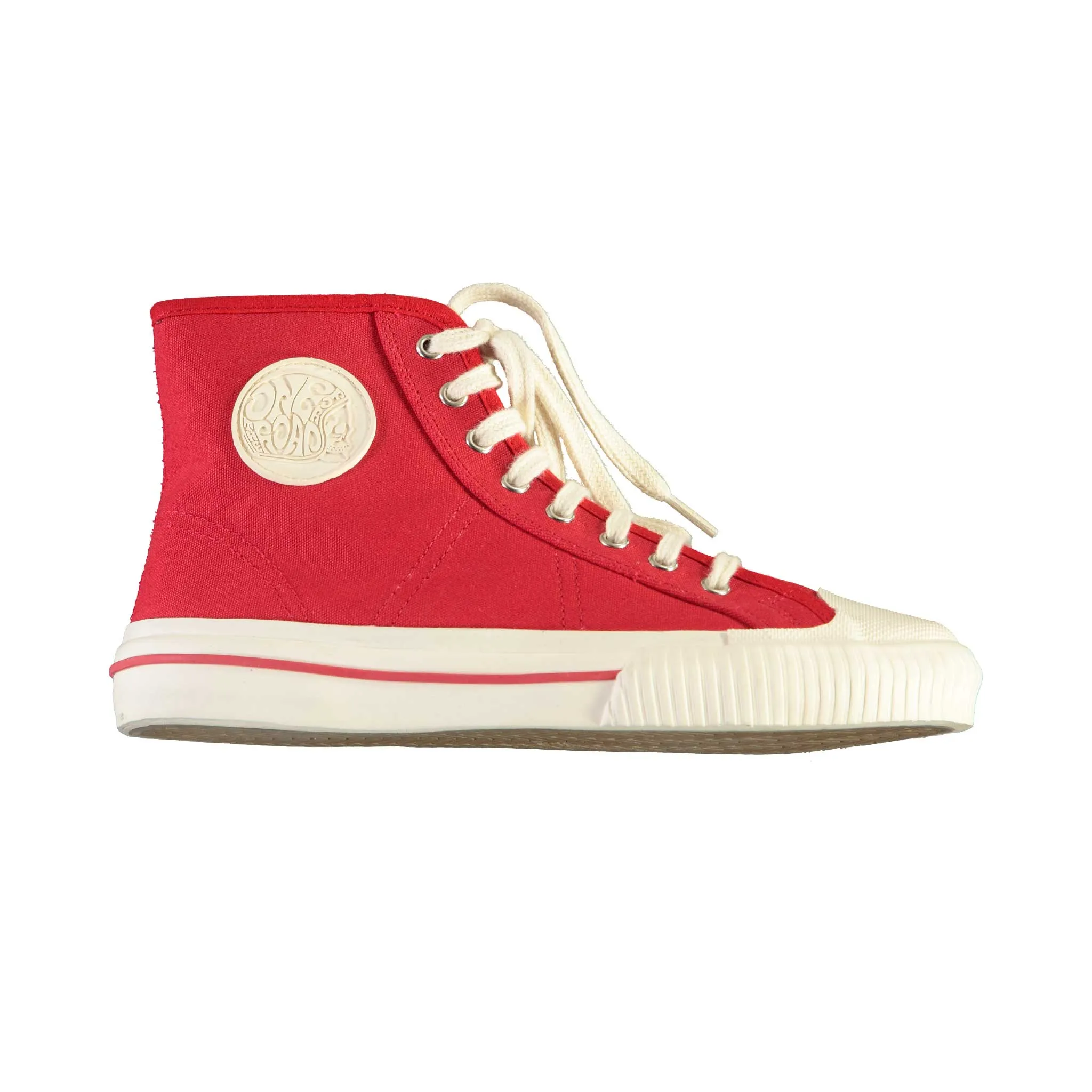 Canvas Sneakers High Red