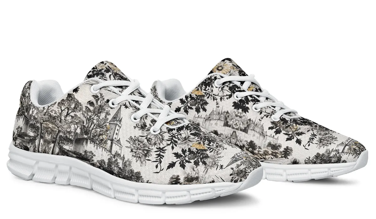 Castle in Bloom Athletic Sneakers - Light Breathable and Comfortable Sports Shoes with Anti-Slip Soles