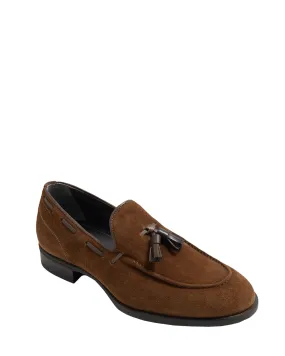 Cercola Suede Tassel Loafer in Snuff