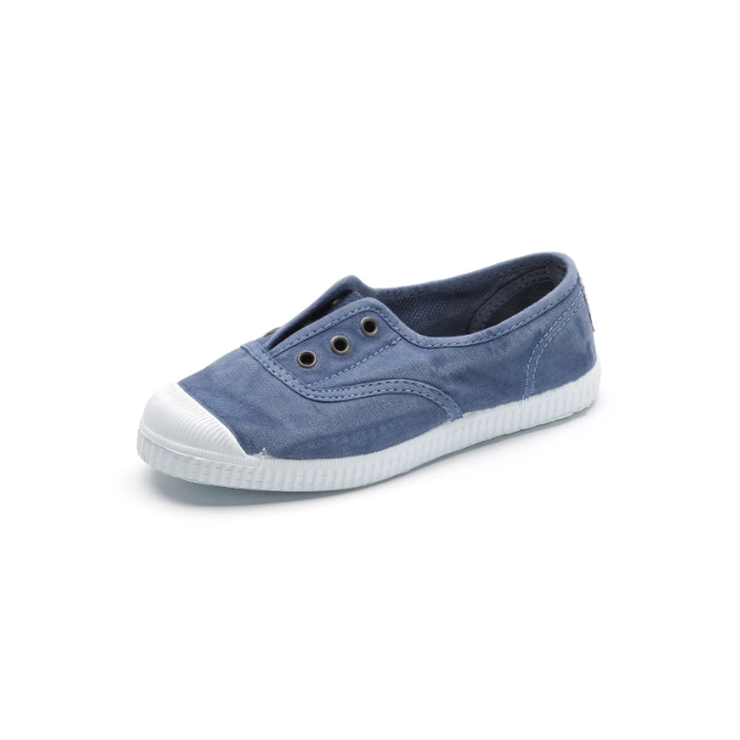 Cienta Kids Canvas Slip On Sneakers Lavanda