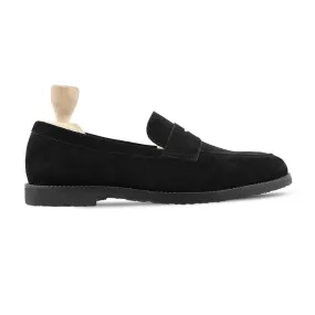 Ciril - Men's Black Kid Suede Loafer