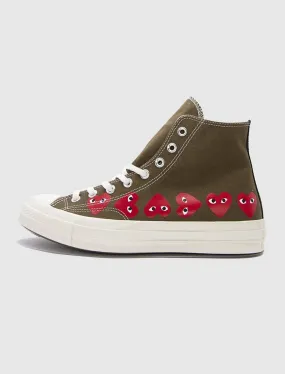 COMME DES GARCONS PLAY CHUCK 70 HIGH