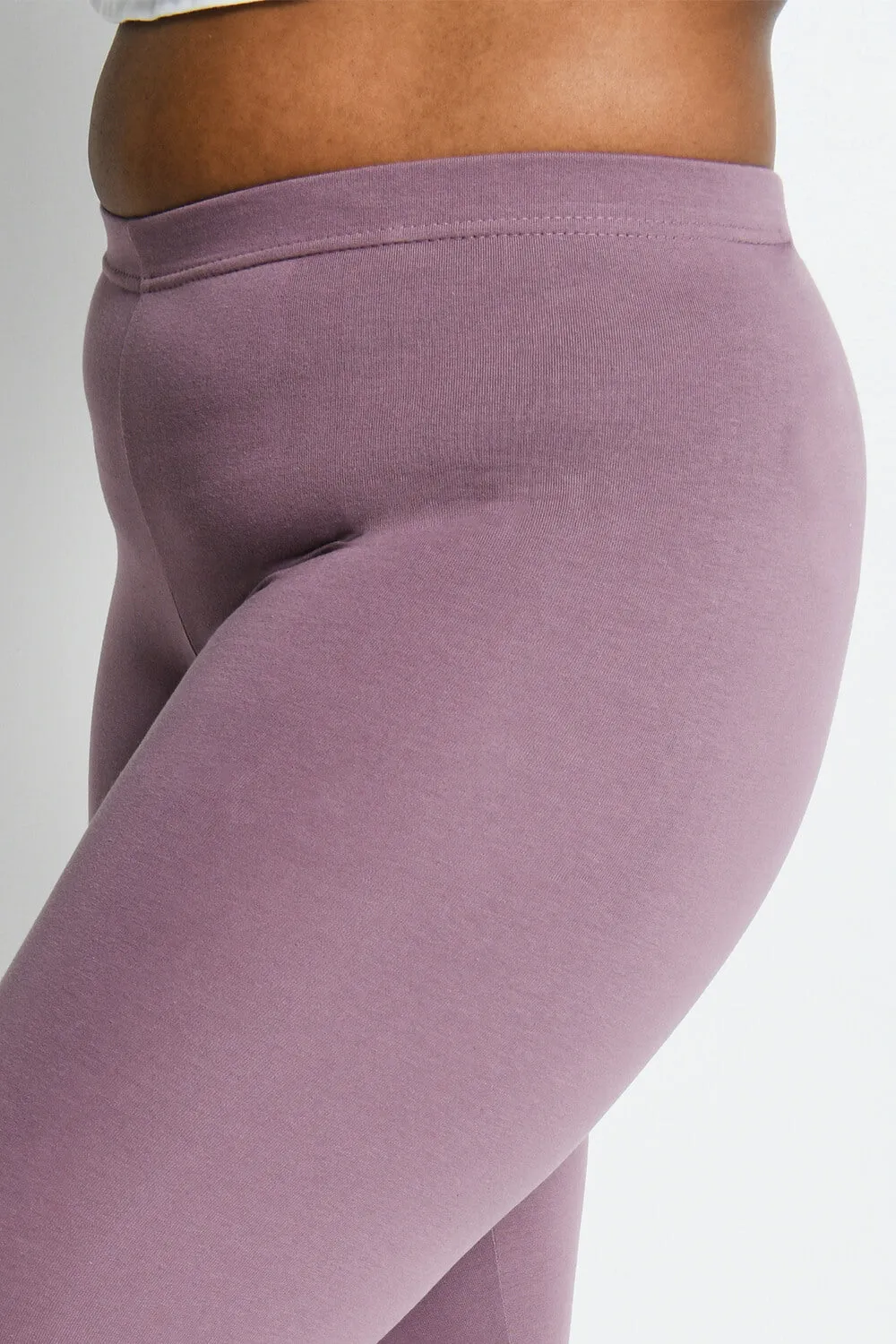 Curve Everyday Cropped Leggings - Elderberry Purple