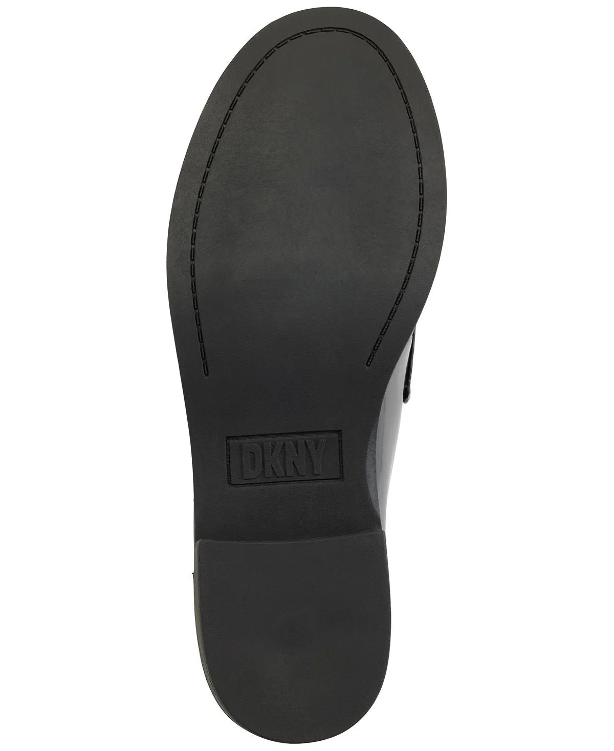 DKNY Women's Ivette Slip-On Flat Penny Loafers Black