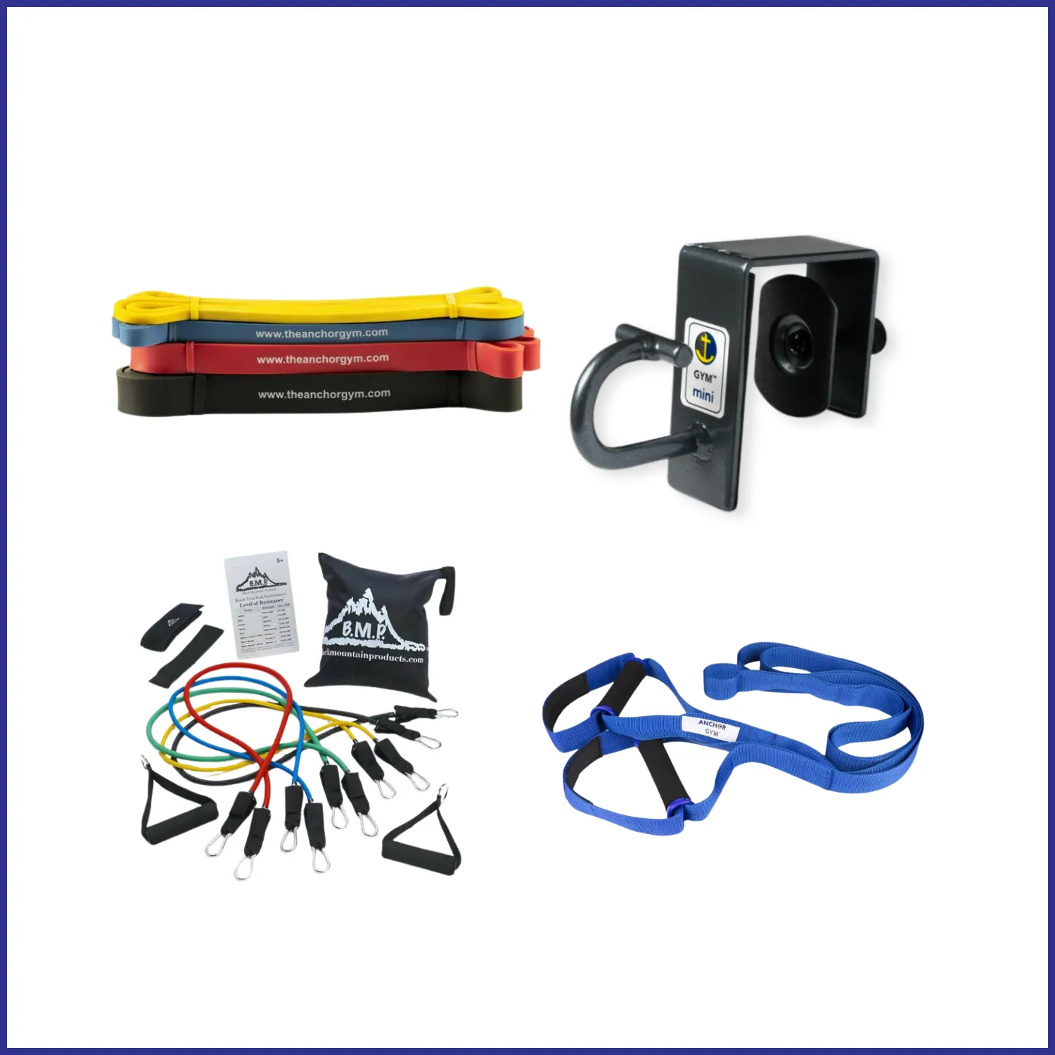 Door Mini Accessory Bundle by Anchor Gym | Versatile for Workout