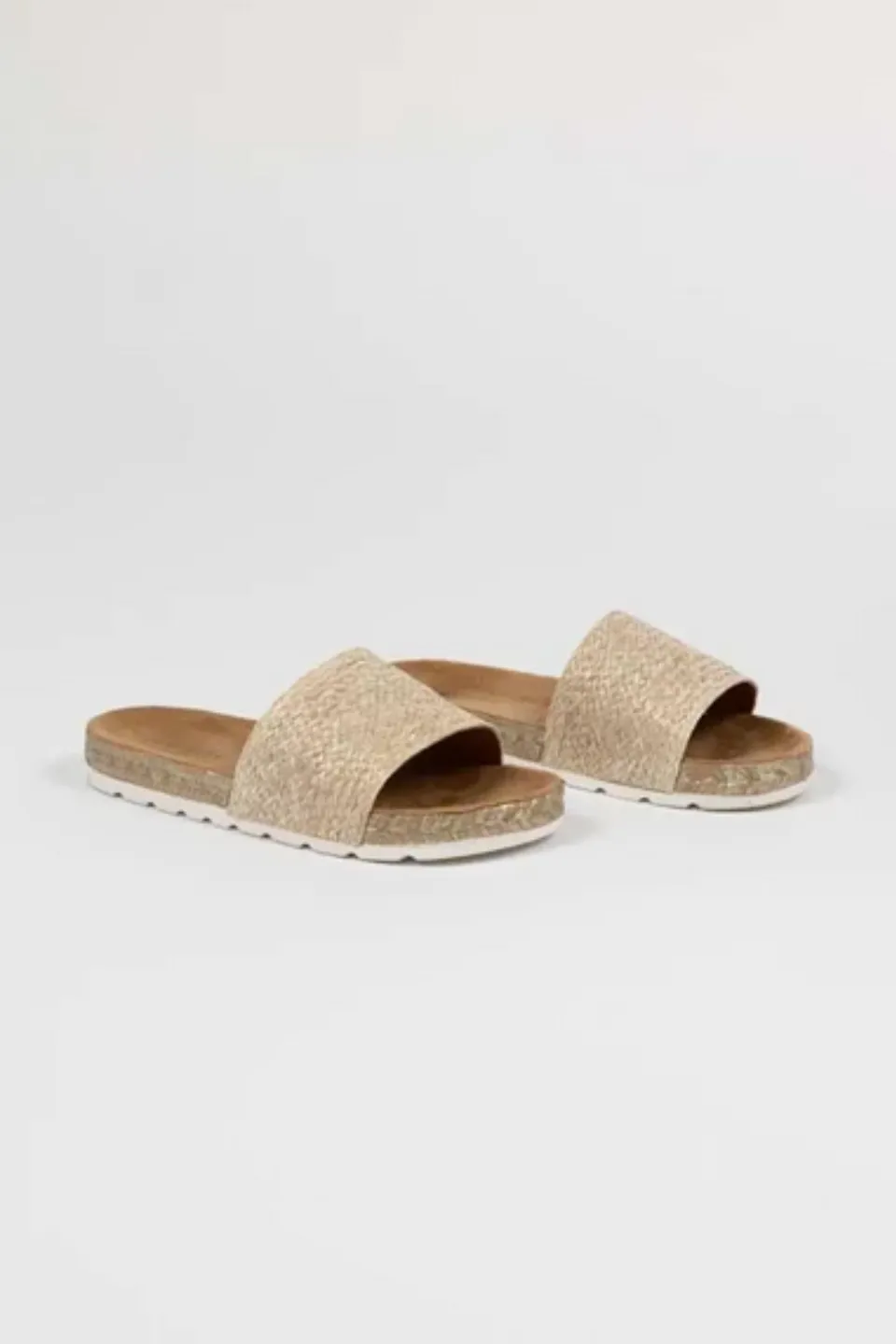 Dream Natural Raffia Slide