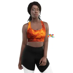 Fire Longline Sports Bra