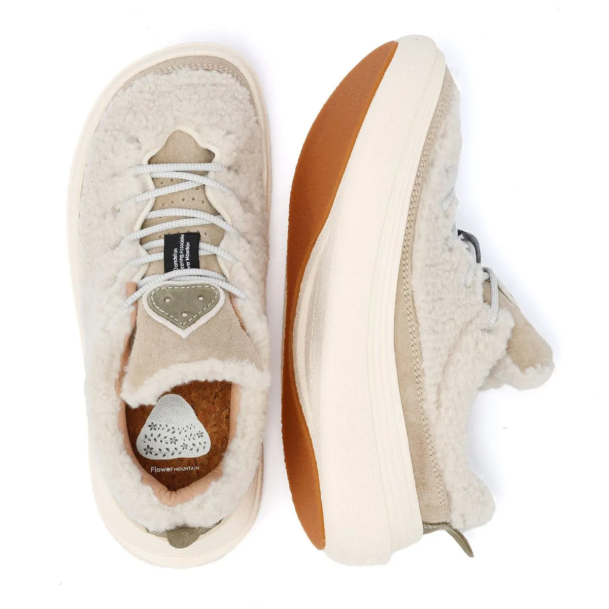 Flower Mountain Fami Teddy Off White Trainers