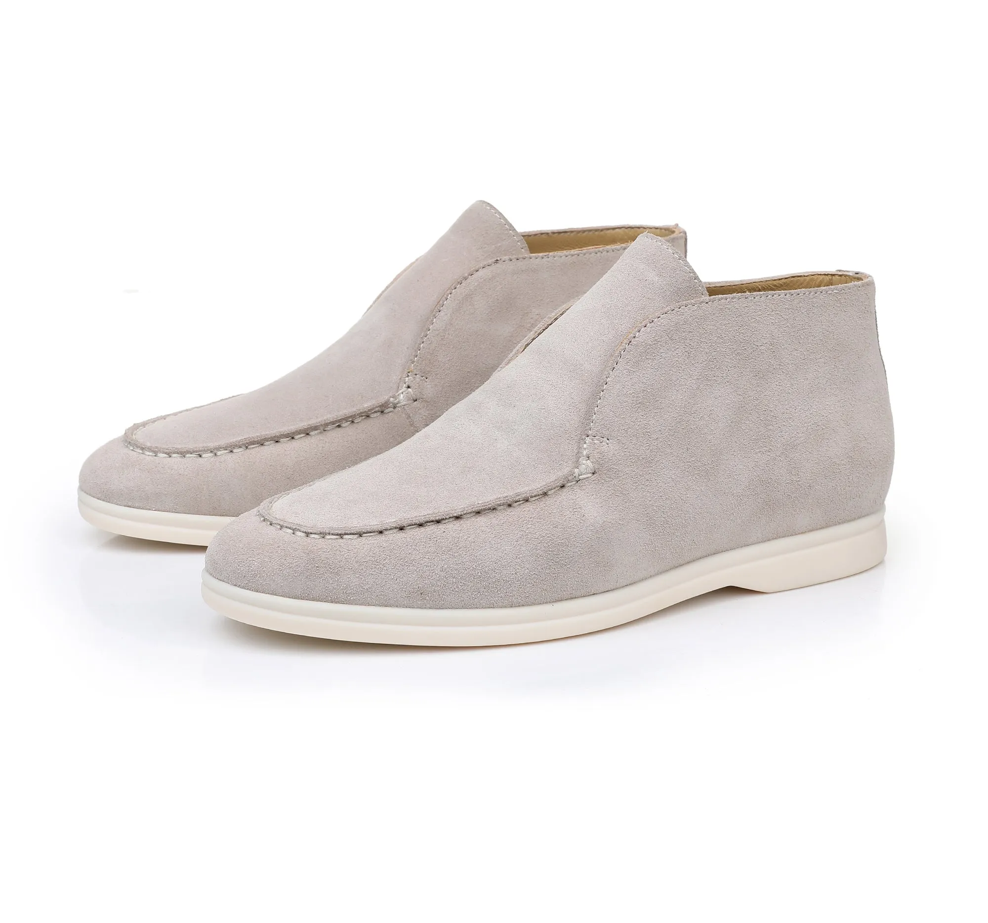 GANGNAM City High Suede Loafers