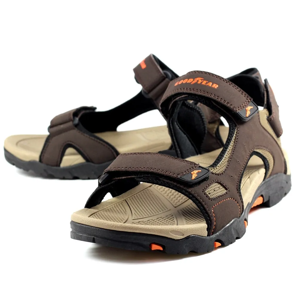 Goodyear Mens Sandal Malvern Brown