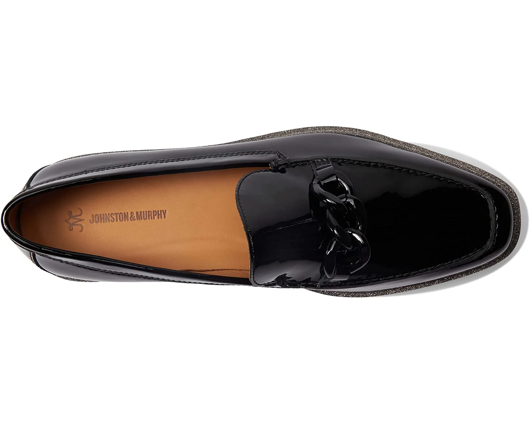 Gracelyn Chain Loafer Johnston & Murphy, black