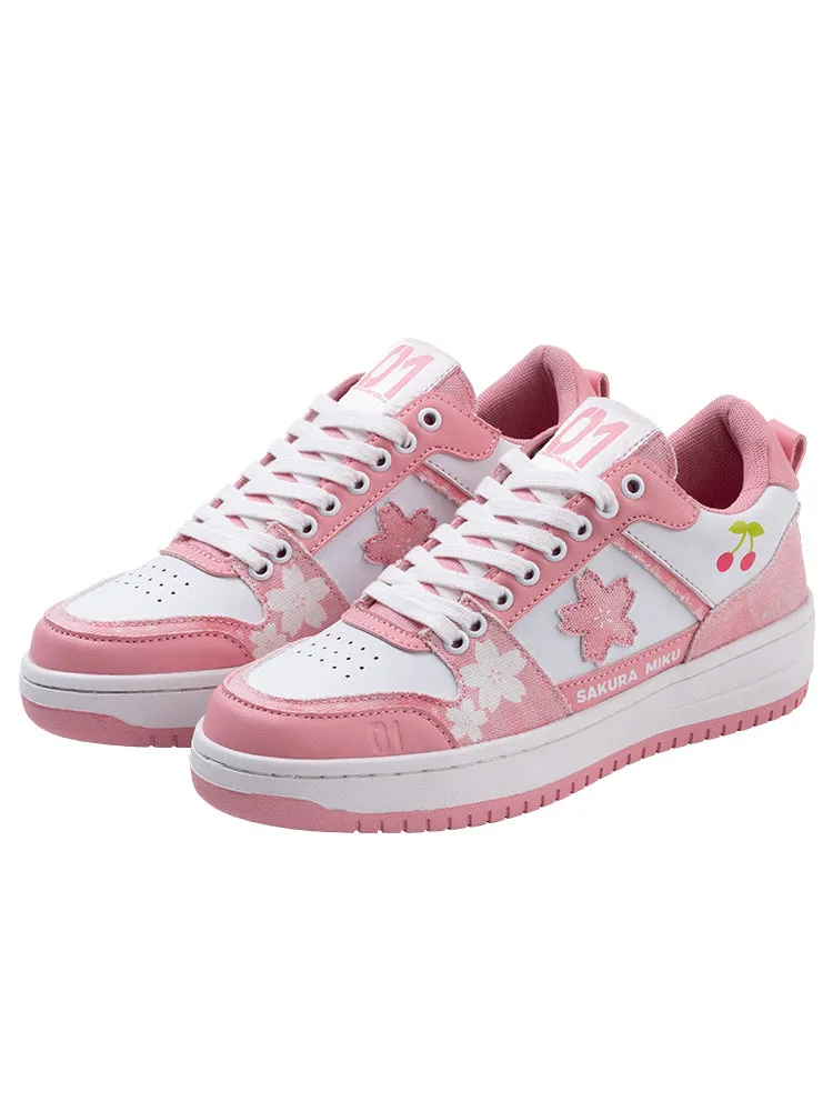 Hatsune Miku - Sakura Miku Travel Happily Sneakers Moeyu