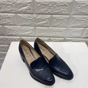 Heeled Leather Loafers