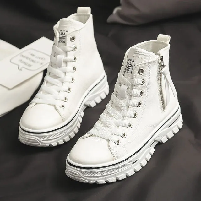 High Top Canvas Sneaker