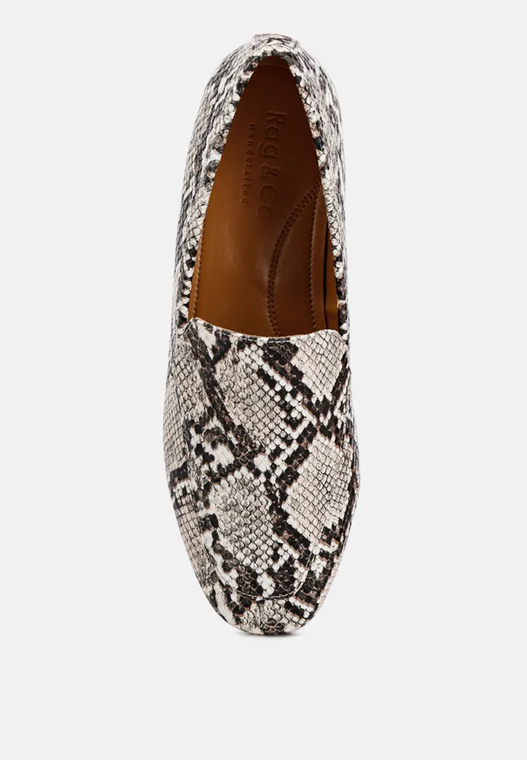 Julia Textured Loafers