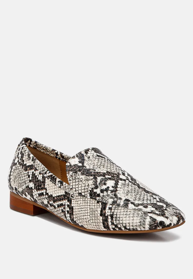 Julia Textured Loafers