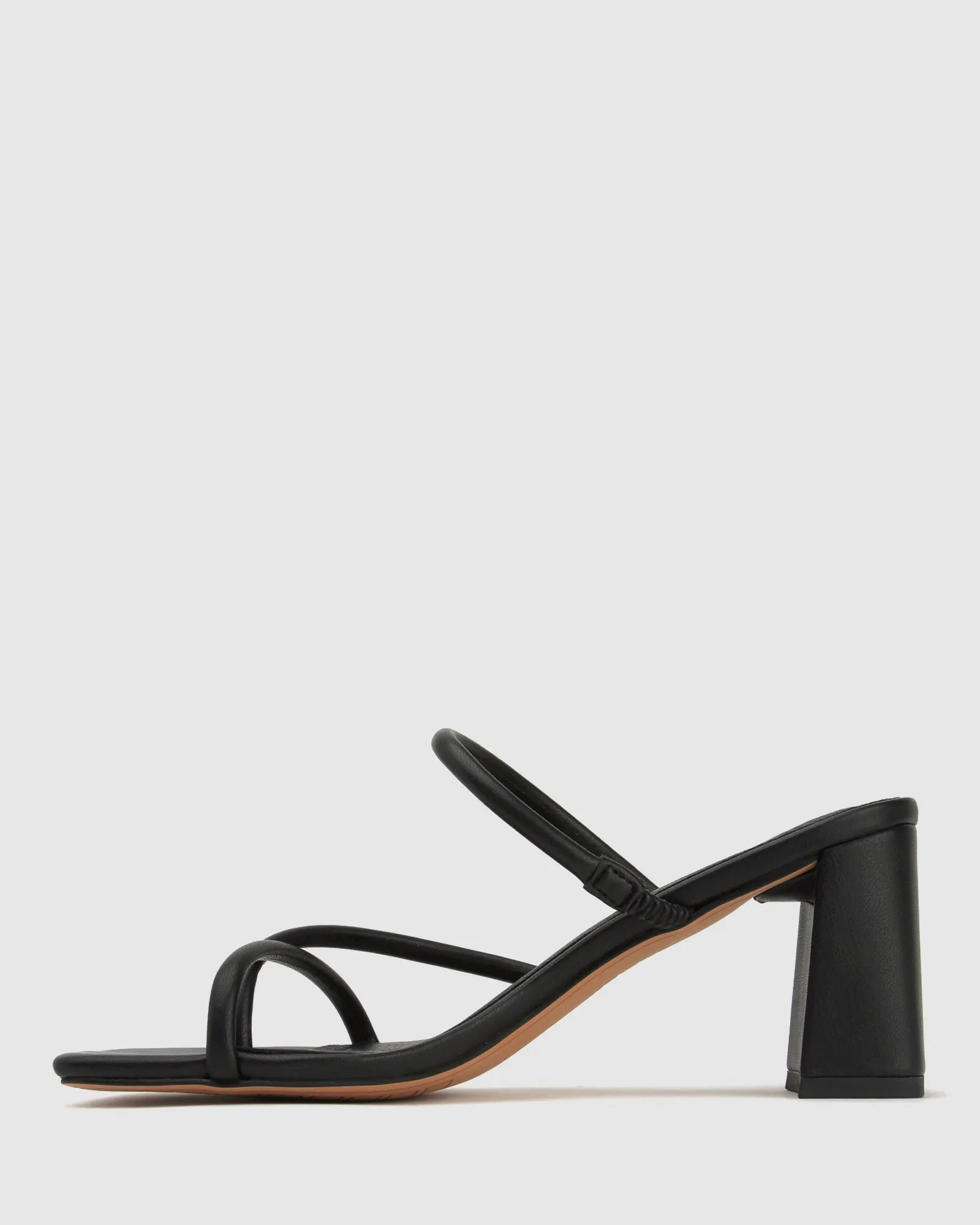 LOLA Square Toe Strappy Mules