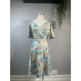 Lyra Mini Dress - Pineapples (26/28)