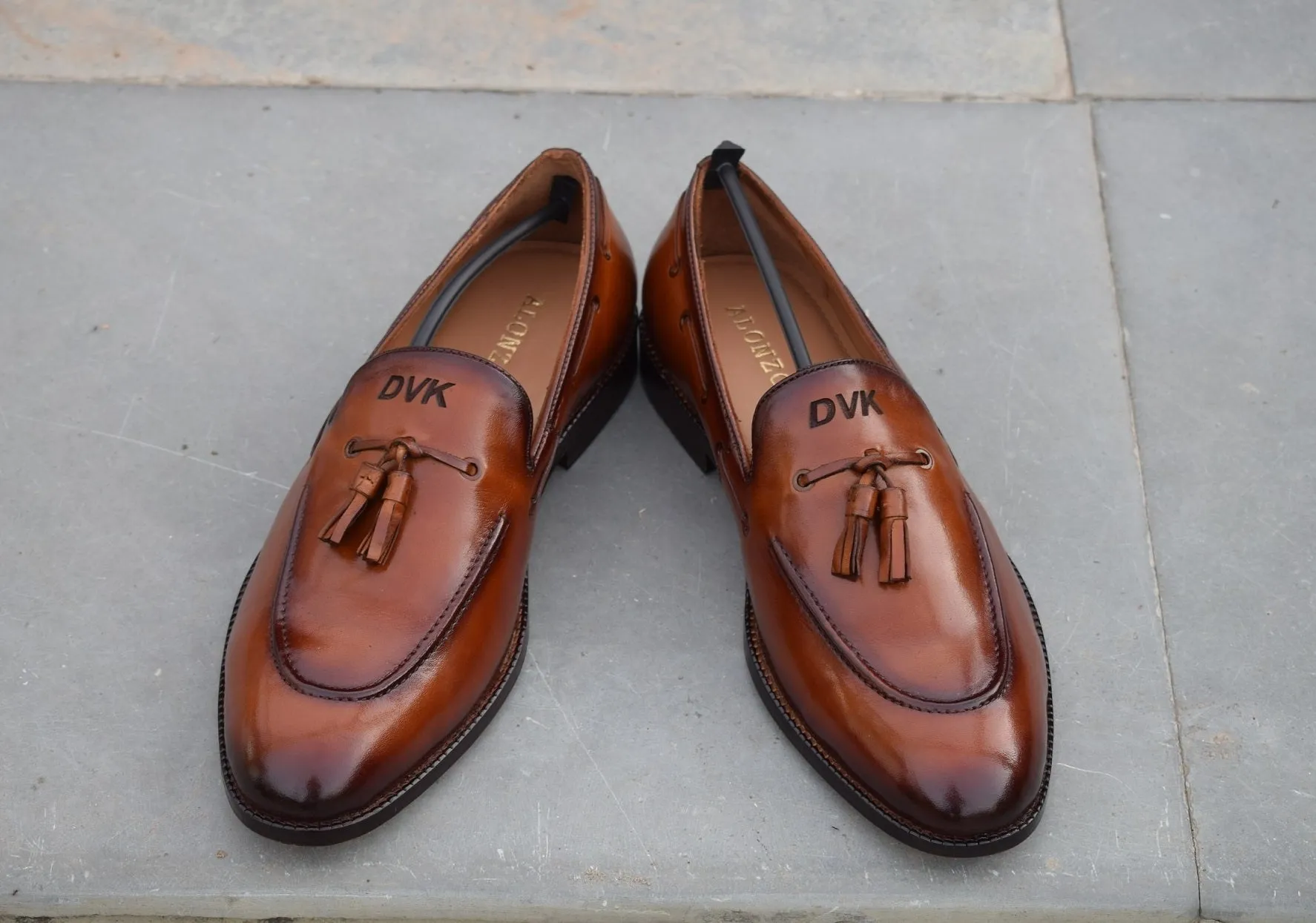 Marcos Handmade Leather Sole Loafers