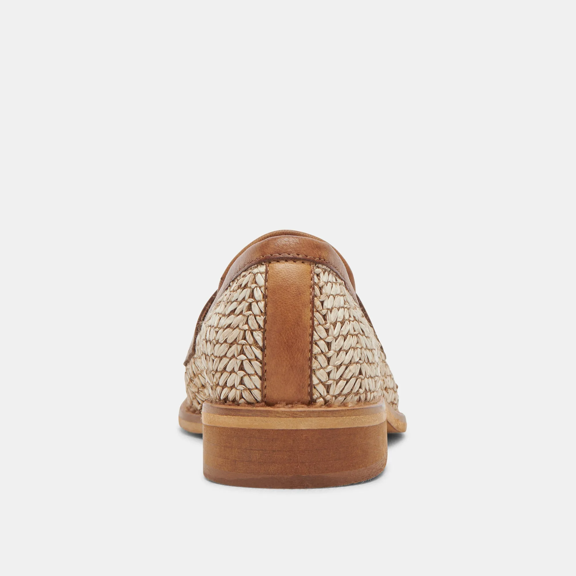 MARINA LOAFERS BROWN MULTI RAFFIA