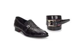 Mauri - 4763 "Broletto" Baby Croc/Hornback Crown Loafer