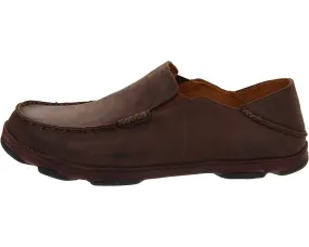 Moloa OluKai loafers, dark forest