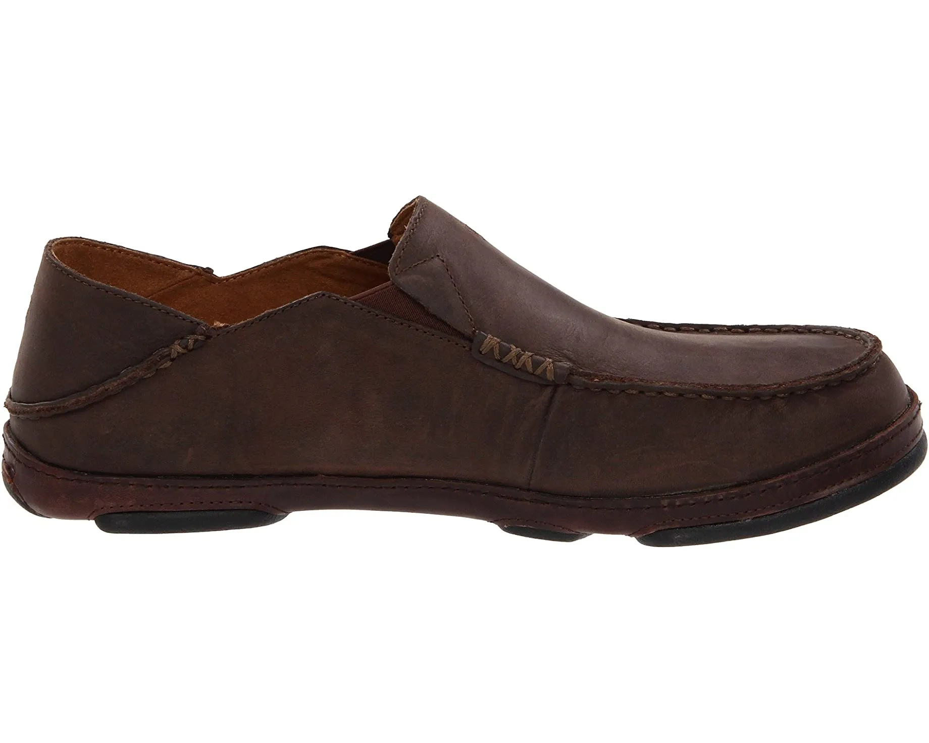 Moloa OluKai loafers, dark forest