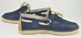 Nautic espadrille van suède