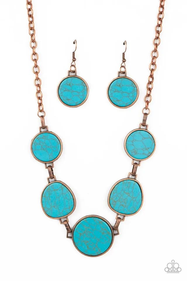 Paparazzi Necklace ~ Santa Fe Flats - Copper