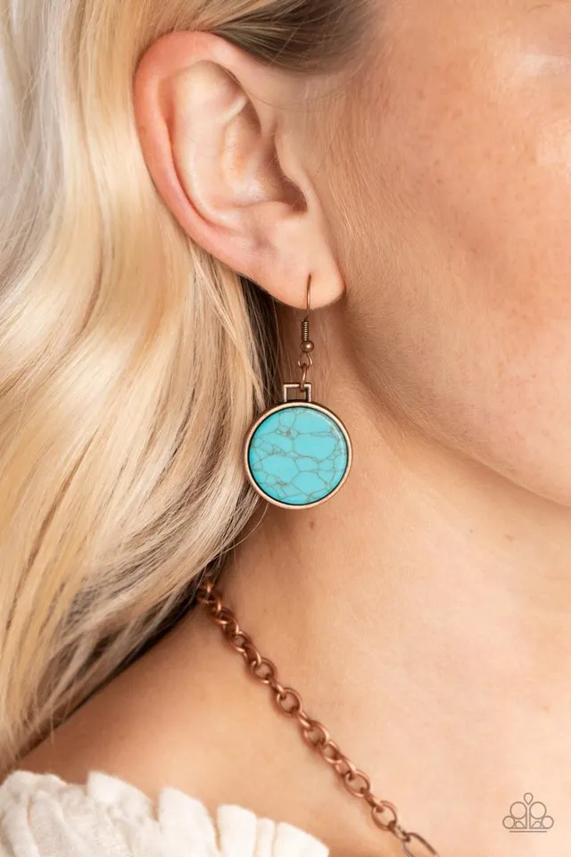 Paparazzi Necklace ~ Santa Fe Flats - Copper