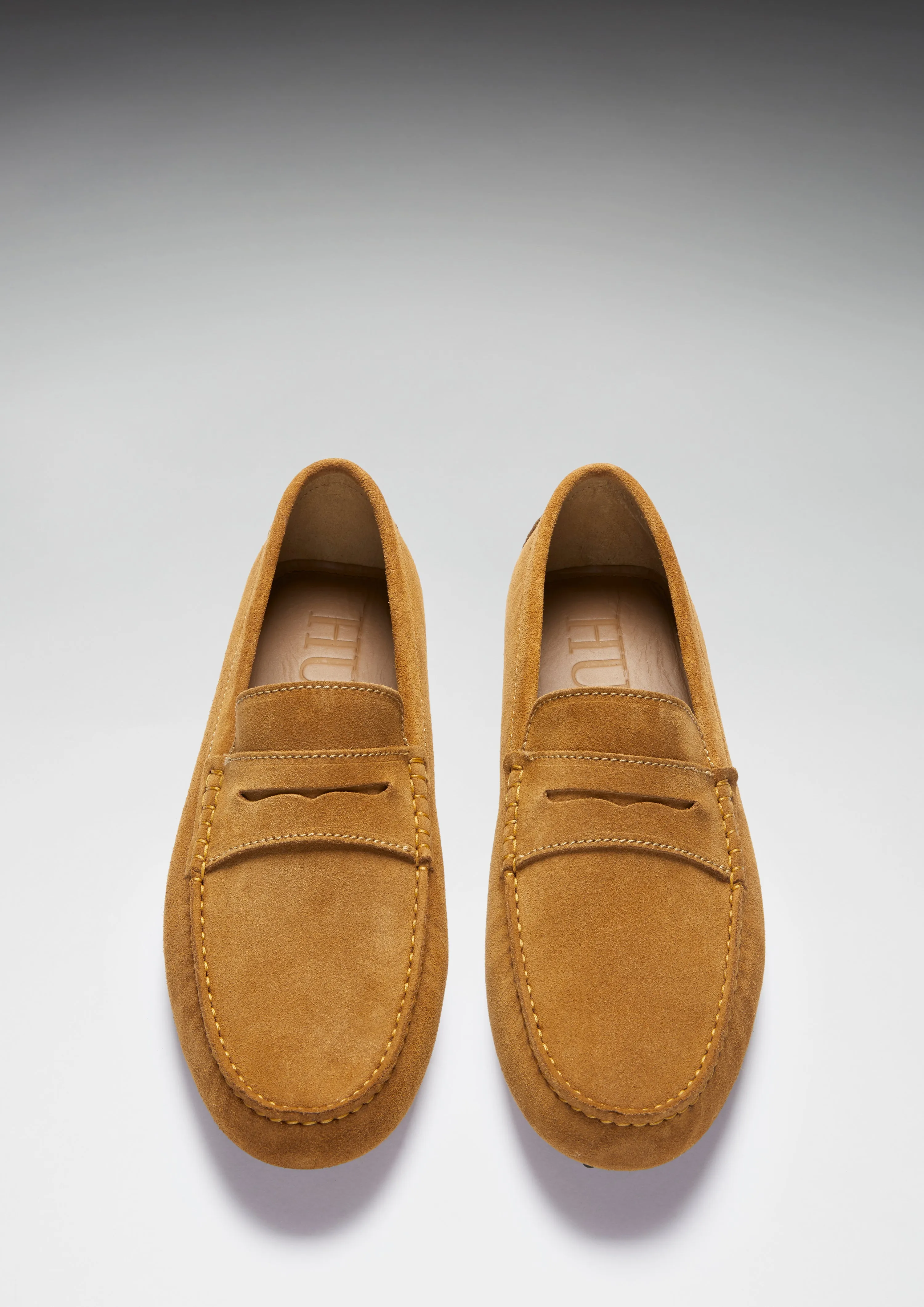 Penny Driving Loafers, tobacco suede