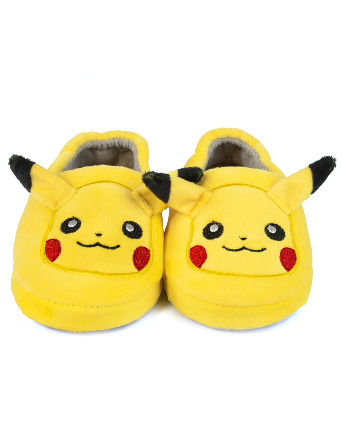 Pokemon Pikachu Slippers For Boys and Girls 3D Character Face - Yellow