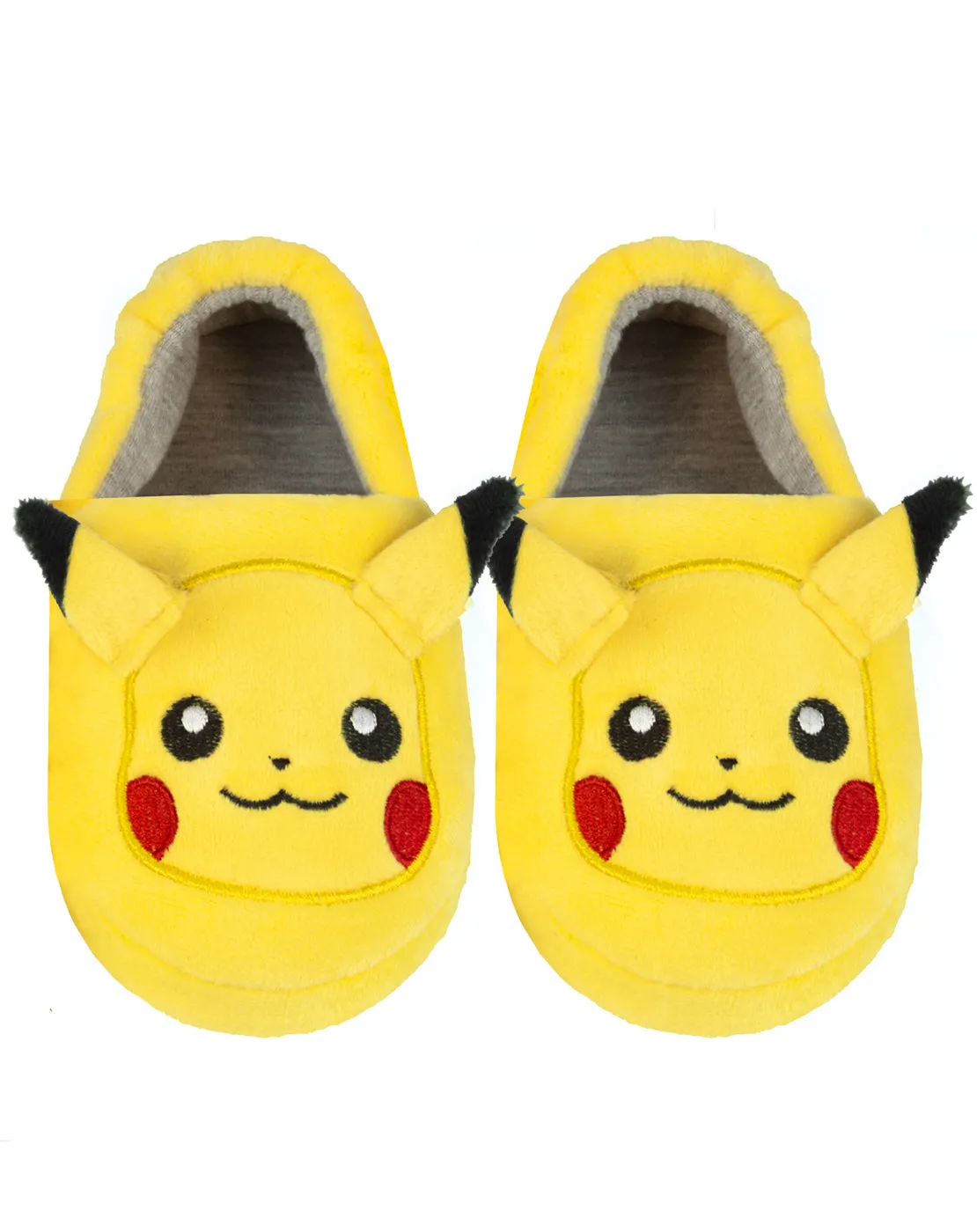 Pokemon Pikachu Slippers For Boys and Girls 3D Character Face - Yellow